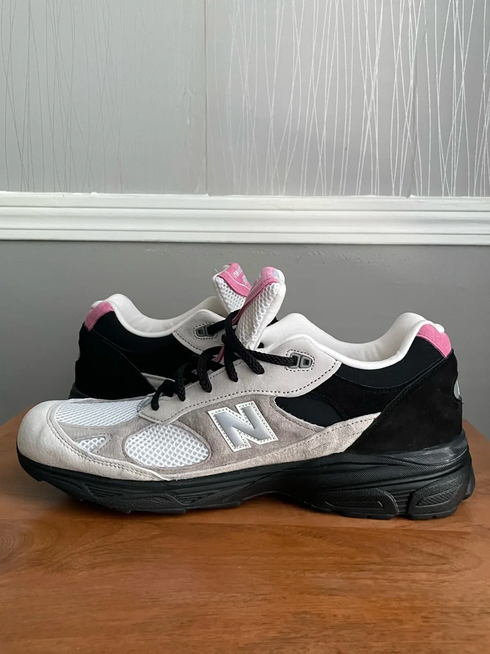 New Balance 991.9 Made in England M9919FR Gray Pink Black Men’s Size 13 New Rare